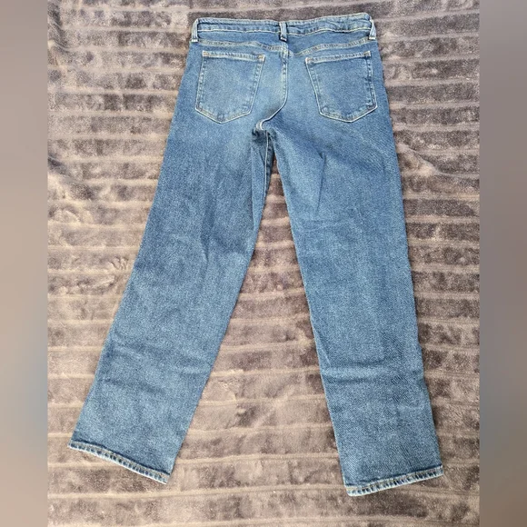 Old Navy Classic Blue Distressed Women's Jeans Size 10 - Picture 3 of 6